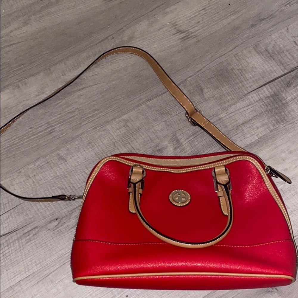 Giani Bernini red bag